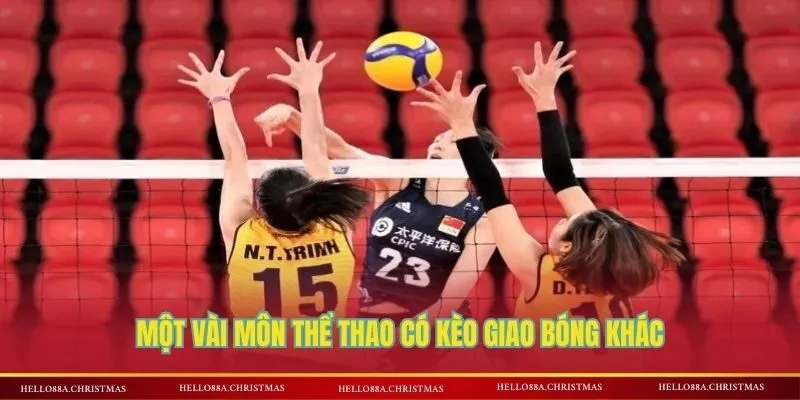 Một vài môn thể thao có kèo giao bóng khác